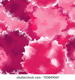 Pink seamless watercolor texture background. Good-looking abstract pattern, expressive messy vector illustration.