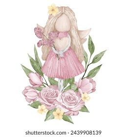 Rosa Set für den Valentinstag