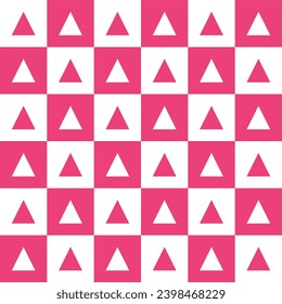 Pink shade triangle pattern background. Triangle pattern background. Triangle background. Seamless pattern. for backdrop, decoration, Gift wrapping