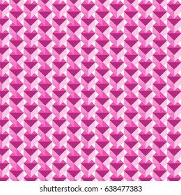 pink shade triangle weave abstract pattern background vector illustration image