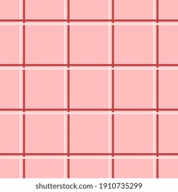 Pink shades checkered seamless pattern. Seamless vector pattern for hoop, surface, fabric, packaging.