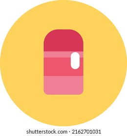champú rosa, ilustración, vector sobre un fondo blanco.