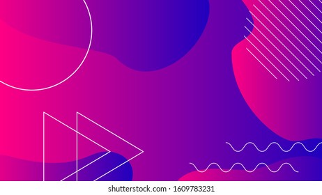 Pink Shapes Abstract Modern Gradient Background Stock Vector (Royalty ...