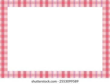 rosafarbenes Schäfer-Scheckmuster, Tartan-Scheckmuster-Rahmen, Hintergrundgrafik