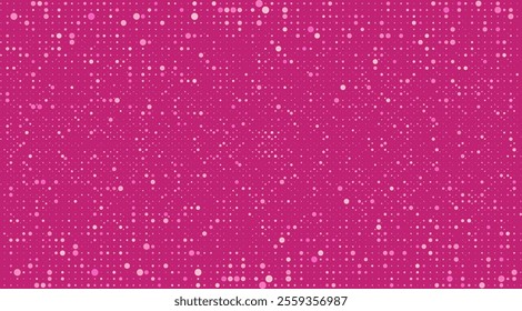 Pink shining dots halftone vector background for Valentine's Day banner
