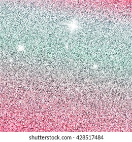 Pink Shiny Glam Background. Abstract Glitter Vector Texture. 