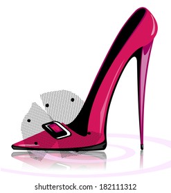 pink shoe