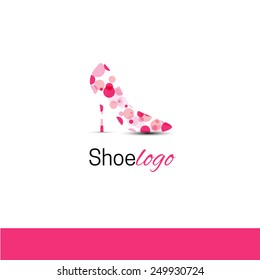 pink shoe logo