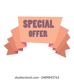 A pink sign with white text that reads Special Offer displayed prominently.