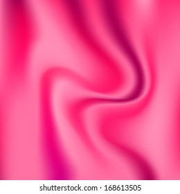 Pink silk vector abstract background
