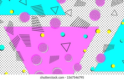 Pink Simple Drawing. Aqua Summer Texture. 80s Fashion. Child Artwork. Deep Pink Creative Background. Textile Flyer. Azure Rectangular Template.