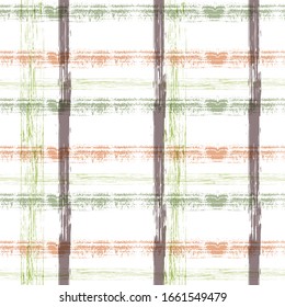 Pink Simple Line Vector Seamless Pattern. Fashion Stripe American Texture. Pink Grunge Paper Background.  American Fashion Stripe Wallpaper.