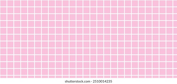 Rosa einfache karierte Flanell Hintergrund Vektorgrafik.