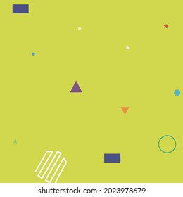 Pink Simple Red Vector Design Pic. Green Multicolor Colorful Digital Geometrical Art Illustration. Yellow Grey Purple Ornamental Fabrics. Blue Violet Orange Modern Hipster Style Background.
