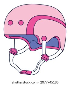 pink skate helmet sport accessory