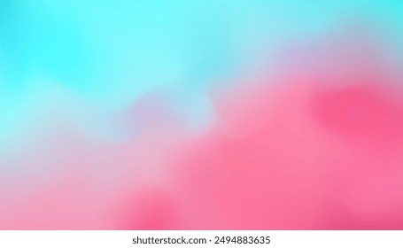 Pink smoke on blue background abstract pattern, colorful pastel tones of fog or liquid, sweet, cute, happy, wedding, dessert feeling.