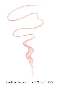 fumaça rosa sobre fundo transparente