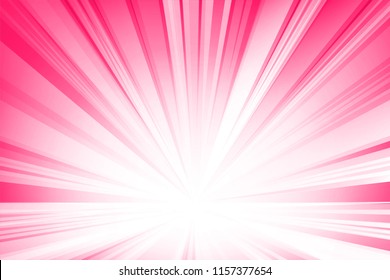 Pink smooth light lines abstract background. Vector illustration.