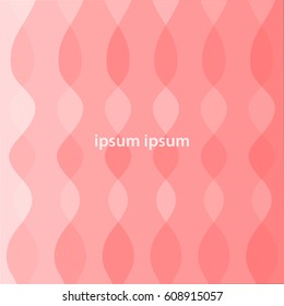 pink smooth wavy lines, abstract wave background for presentation fashion or business