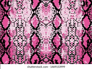 pink snake pattern vector hand drawn design seamless pattern