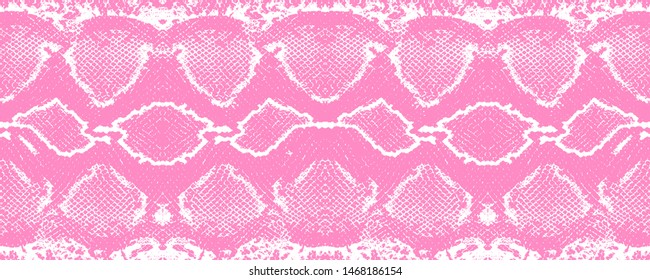 pink snake texture background print vector repeating seamless