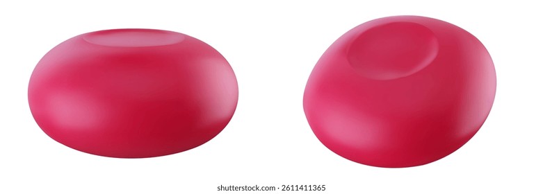 Pink soap bar for body in realistic 3d glossy style. Cartoon vector illustrator.