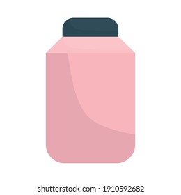 pink soap bottle on a white background vector illustration design