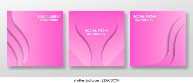 pink social media post background