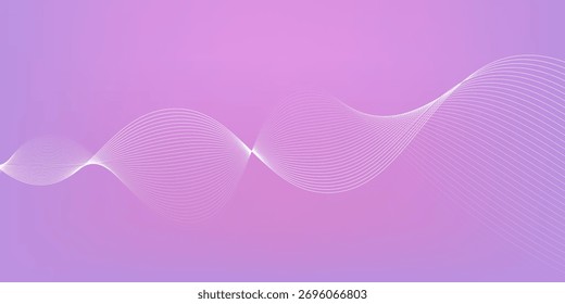 Pink soft studio room background with white lines 