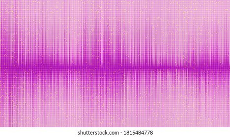 Pink Sound Wave Background,technology and earthquake wave diagram concept,Vector Illustration.