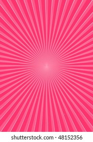 Pink space flare and glitters