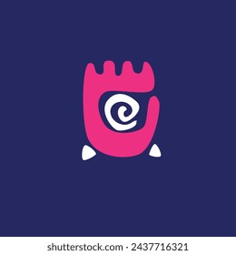 pink spaceship and white ring
