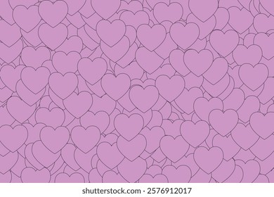 Pink special heart valentine background