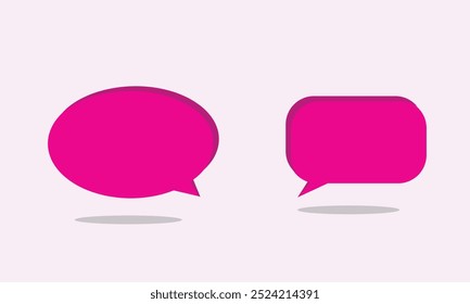 Pink Speech Bubble. Sharing Inspiration, Building Positive Communication.