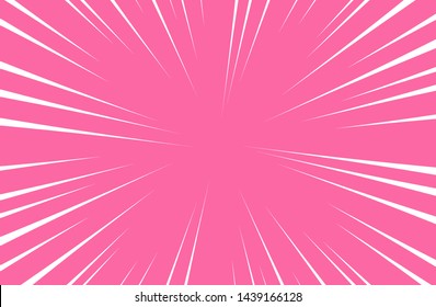 Pink speed line vector background. Abstract illustration colorful wallpaper for banner business social media advertising. comic backdrop template design. 