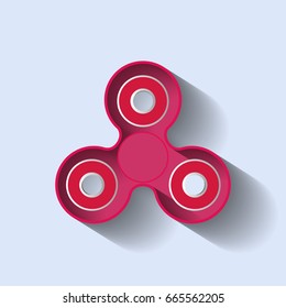 Pink Spinner icon with shadow