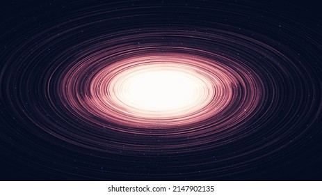 Pink Spiral Black hole on Galaxy background with Milky Way spiral,Universe and starry concept design,vector