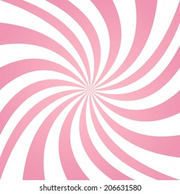 Pink spiral pattern background - vector version