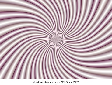 Pink spiral vector background. Striped background.