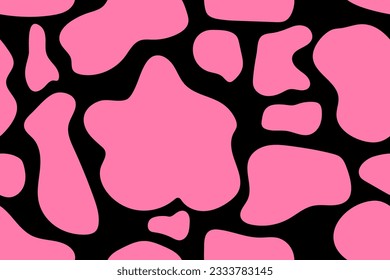 Pink splashes, spots. Abstraction. Trendy, stylish, fashionable, seamless vector pattern for design and decoration.
 
