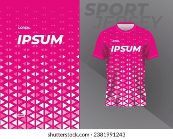 diseño de plantilla de maquillaje de jersey de deporte rosa para fútbol, carreras, juegos, motocross, ciclismo, carreras