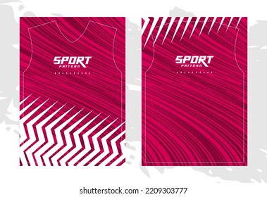 Pink Sports T-shirt Uniform Design Template