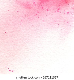 pink spot and dots/ abstract watercolor background for your design/ vector illustration