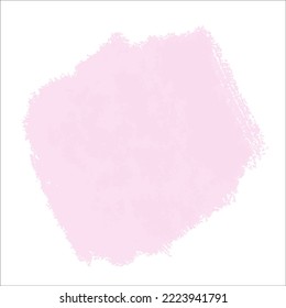 A pink spot of paint without a background. Vector brushstroke for backgrounds and other designs.