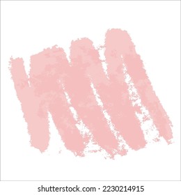 A pink spot of paint without a background. Vector brushstroke for backgrounds and other designs.