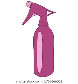 pink spray gun with glare