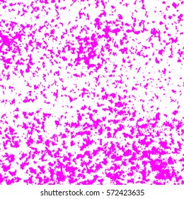 pink spray. purple  paint. grunge texture. white background. vector illustration.