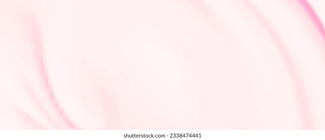 Pink spreading texture of cream, ice cream or icing. Light background of strawberry dessert, jelly or confectionery cream.