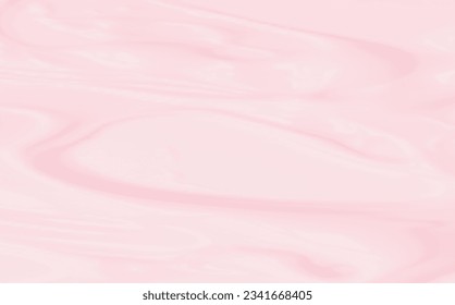 Pink spreading texture of cream, ice cream or icing. Light background of strawberry dessert, jelly or confectionery cream.