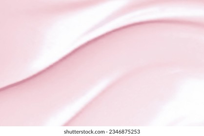 Textura rosada de esparcimiento de crema, helado o hielo. El postre de fresa, la gelatina o la crema de pastelería son de fondo claro.